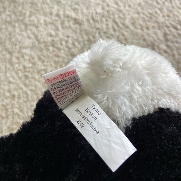 NWT Vtg 2009 Ty Classic Beanie Beckett the Panda  Stuffed Animal - Picture 5 of 9
